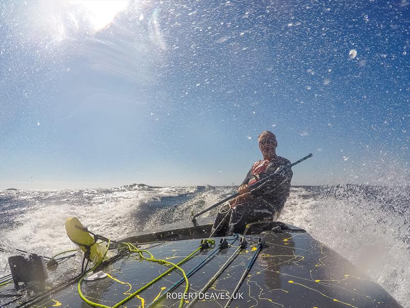 OK Dinghy Europeans in Bandol - Epic conditions on the bay during the training days photo copyright Robert Deaves / www.robertdeaves.uk taken at Société Nautique de Bandol and featuring the OK class