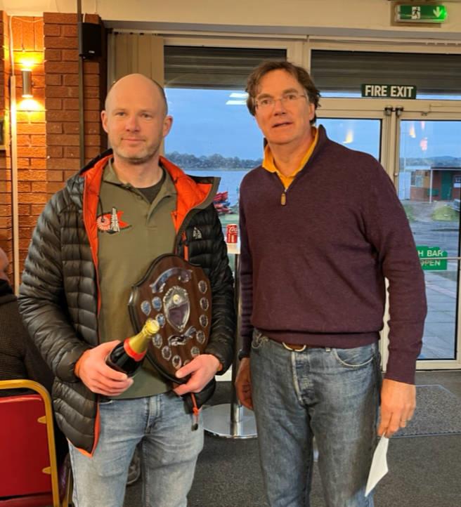 Andy Davis wins the single-handers in the 2023 Bartley Beast photo copyright Howard Eeles & Alan Bowler taken at Bartley Sailing Club and featuring the OK class
