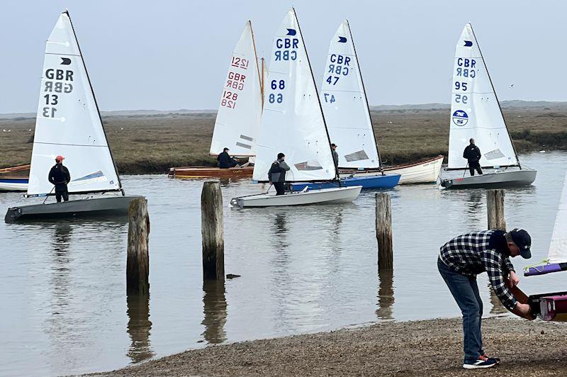 Easter Egg racing at Overy Staithe photo copyright Jennie Clark taken at Overy Staithe Sailing Club and featuring the OK class