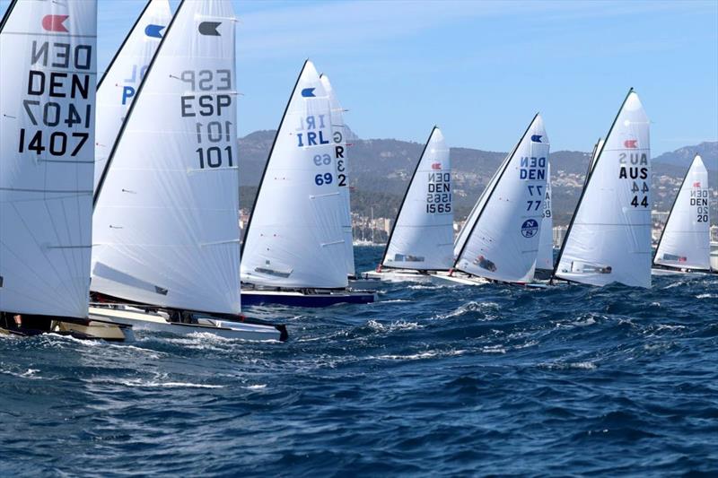 Racing in Palma photo copyright Robert Deaves taken at  and featuring the OK class