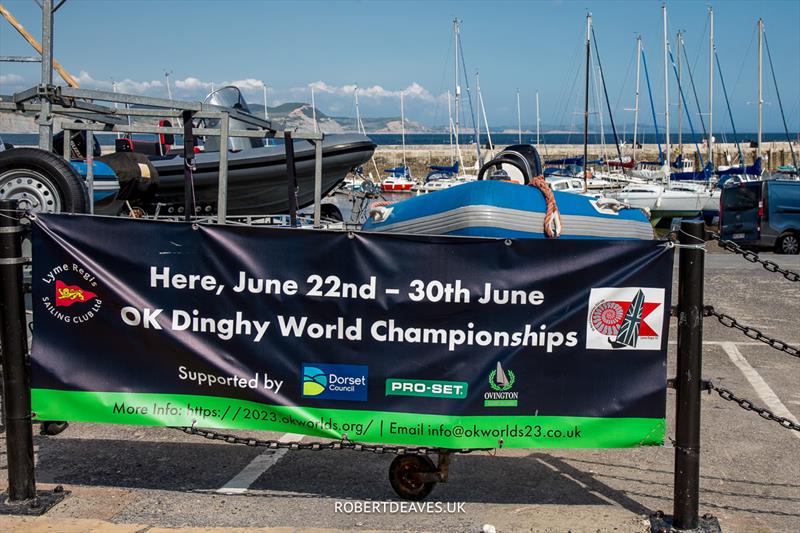 Lyme Regis is ready photo copyright Robert Deaves taken at Lyme Regis Sailing Club and featuring the OK class