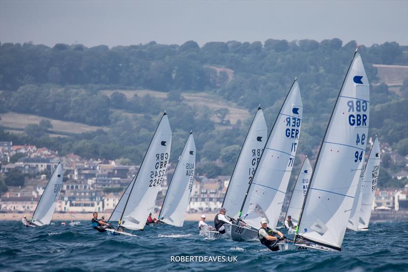 OK Dinghy Worlds practice race - Practice Race - photo © Robert Deaves / www.robertdeaves.uk