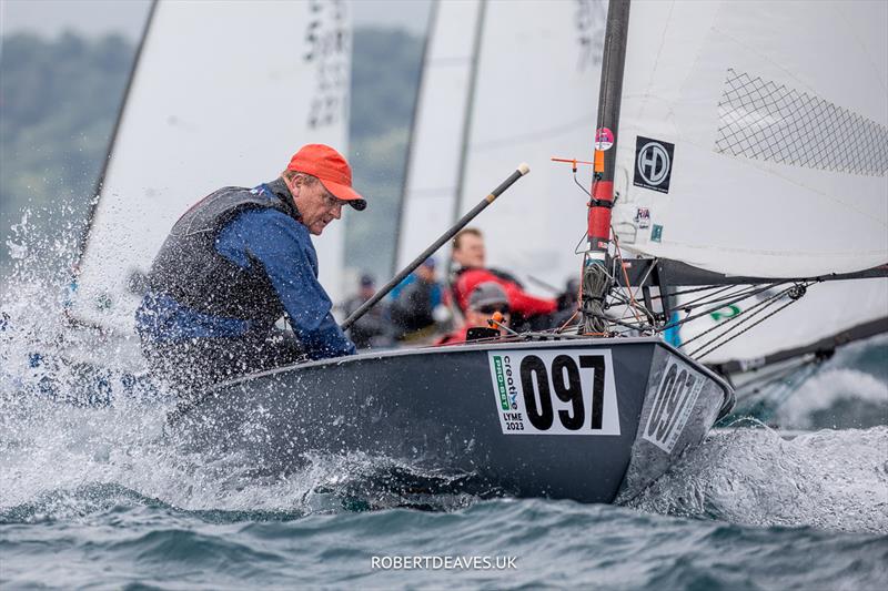 OK Dinghy Worlds Day 2 - Rob Bellfield, GBR - photo © Robert Deaves / www.robertdeaves.uk