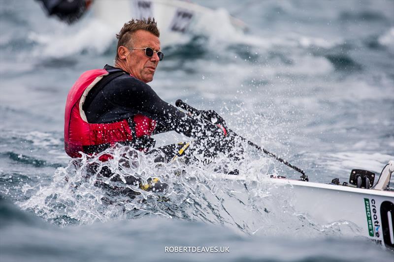 OK Dinghy Worlds Day 2 - Sybren Hornstra, NED - photo © Robert Deaves / www.robertdeaves.uk