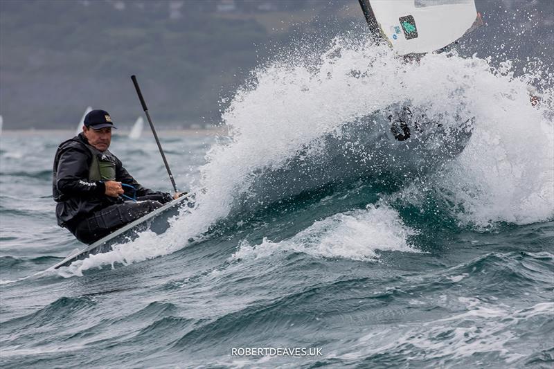 OK Dinghy World Championship, Lyme Regis, UK photo copyright Robert Deaves taken at Lyme Regis Sailing Club and featuring the OK class