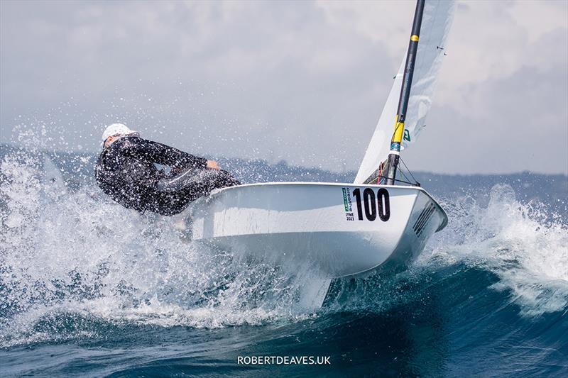 OK Dinghy World Championship, Lyme Regis, UK photo copyright Robert Deaves taken at Lyme Regis Sailing Club and featuring the OK class