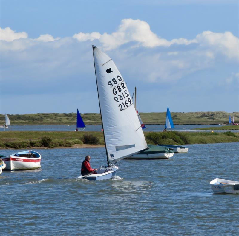 Adult and Child Race at Overy Staithe photo copyright Jennie Clark taken at Overy Staithe Sailing Club and featuring the OK class