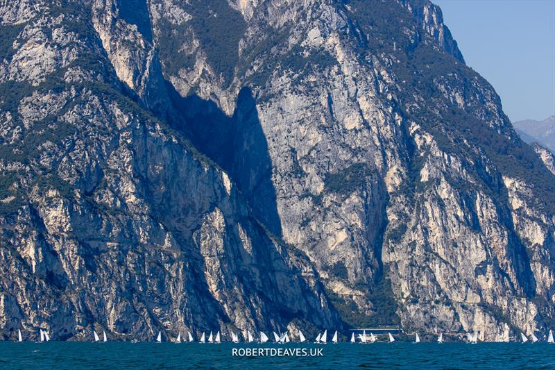 OK Dinghy Europeans Day 1 - 112 OK Dinghies on Lake Garda - photo © Robert Deaves