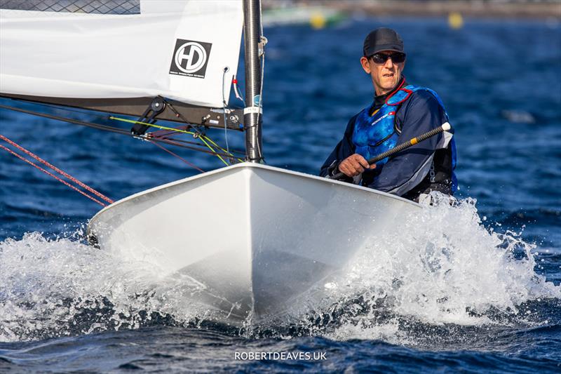 OK Dinghy Autumn Trophy in Bandol Day 1 - Nick Craig photo copyright Robert Deaves / www.robertdeaves.uk taken at Société Nautique de Bandol and featuring the OK class