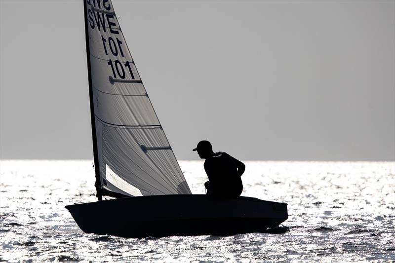 OK Dinghy Autumn Trophy in Bandol Day 1 - Pontus Gäbel photo copyright Robert Deaves / www.robertdeaves.uk taken at Société Nautique de Bandol and featuring the OK class