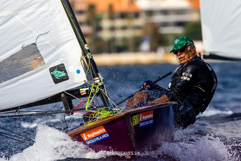 OK Dinghy Autumn Trophy in Bandol Day 1 - The resurgence of the OK Dinghy fleet in Bandol was started in 2013 by Henri Berenger photo copyright Robert Deaves / www.robertdeaves.uk taken at Société Nautique de Bandol and featuring the OK class