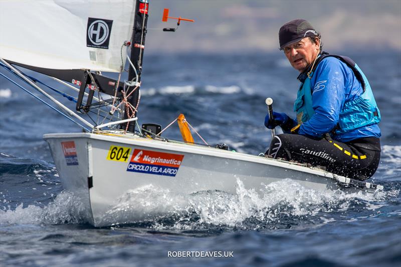 OK Dinghy Autumn Trophy in Bandol Day 3 - Patrick Debaere photo copyright Robert Deaves / www.robertdeaves.uk taken at Société Nautique de Bandol and featuring the OK class