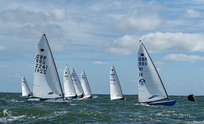 OK Dinghy Southern Area Championship at Hayling Island photo copyright Peter Hickson taken at Hayling Island Sailing Club and featuring the OK class