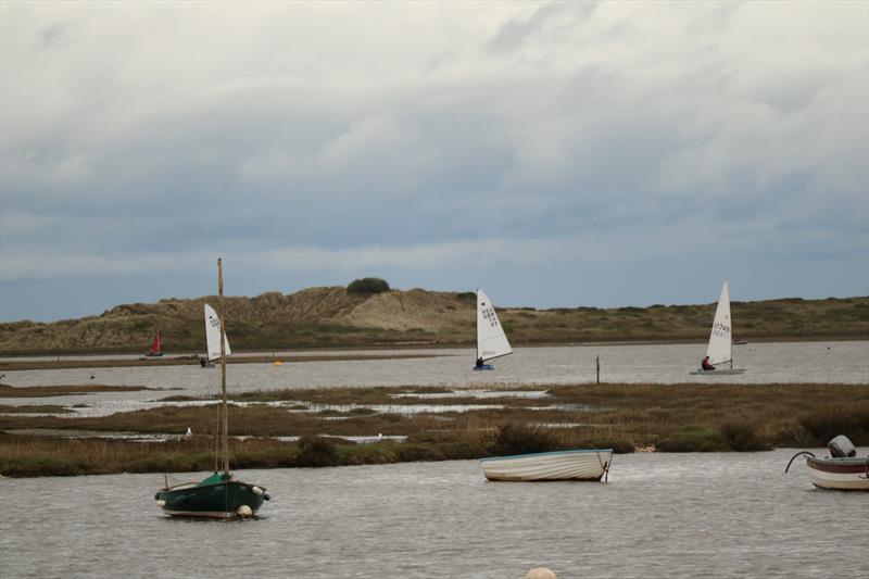 OSSC Easter Egg Race 3 photo copyright Jennie Clark taken at Overy Staithe Sailing Club and featuring the OK class