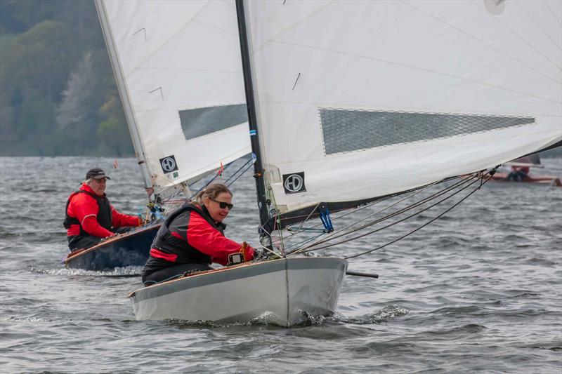 Sarah Meyer leads Simon Fay - Ullswater YC's Daffodil Regatta - photo © Tim Olin / www.olinphoto.co.uk