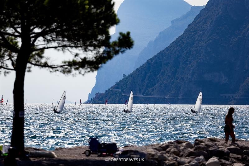 Lake Garda is producing sublime conditions ahead of the OK Dinghy Worlds photo copyright Robert Deaves / www.robertdeaves.uk taken at Circolo Vela Arco and featuring the OK class