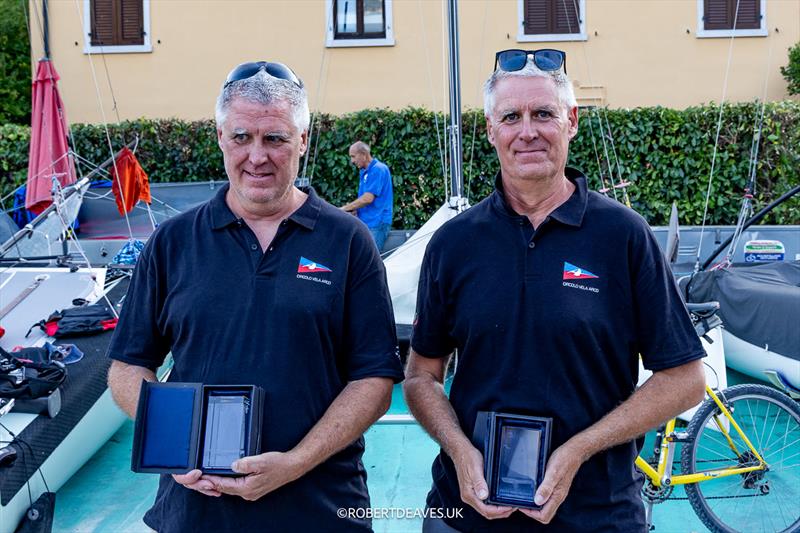 OK Dinghy Worlds at Lake Garda - OKDIA Hall of Fame inductees: Alistair and Robert Deaves - photo © Robert Deaves / www.robertdeaves.uk