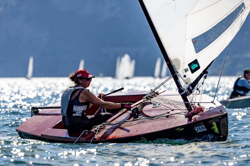 OK Dinghy Worlds at Lake Garda Day 5 - Juliane Hofmann, GER - photo © Robert Deaves / www.robertdeaves.uk