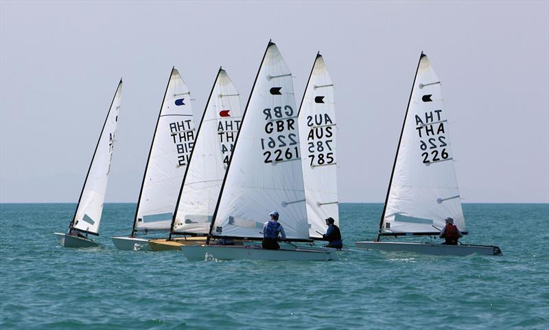 OK fleet on day 3 of the Royal Varuna Yacht Club Open Masters Championship 2026 - photo © Henry Weidmann