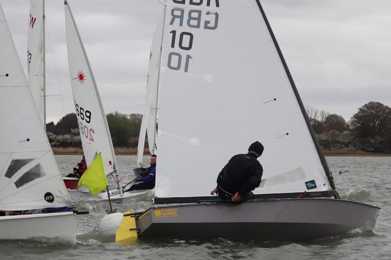 Robert Deaves - OK class at the Easter Egg Regatta at Waldringfield photo copyright Alexis Smith taken at Waldringfield Sailing Club and featuring the OK class