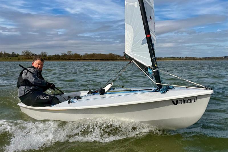 Simon Davis - OK class at the Easter Egg Regatta at Waldringfield photo copyright Robert Deaves / www.robertdeaves.uk taken at Waldringfield Sailing Club and featuring the OK class