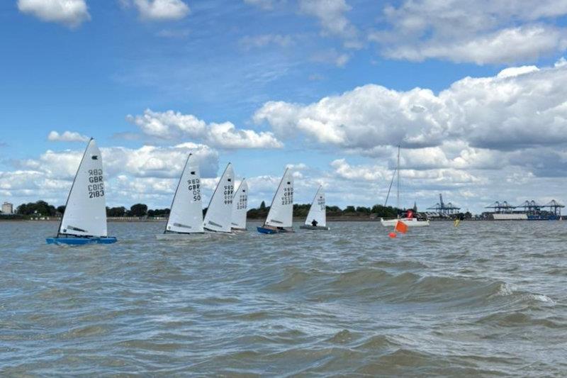P&B OK Eastern Championship at Harwich Town photo copyright Dave Richardson taken at Harwich Town Sailing Club and featuring the OK class