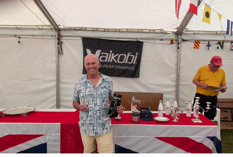 Chris Burrell, 2nd in the OK Dinghy River Championships at Upper Thames Sailing Club - photo © James Long