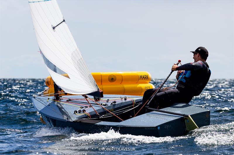 Jan Kurfeld, GER - day 3 of the OK Dinghy Worlds in Denmark photo copyright Robert Deaves / www.robertdeaves.uk taken at Royal Danish Yacht Club and featuring the OK class