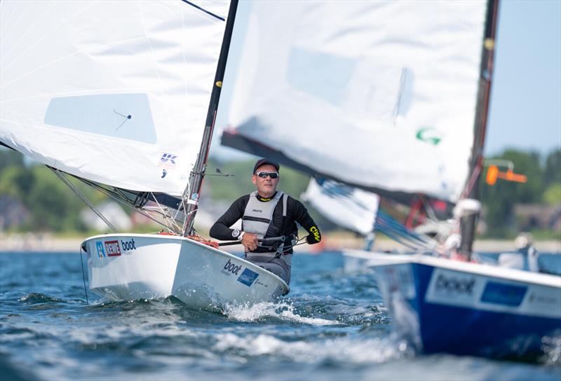Heiko Kröger, the record-holding Kieler Woche winner in the 2.4-metre, is set to make his mark in the OK dinghy this year photo copyright Christian Beeck / Kieler Woche taken at Kieler Yacht Club and featuring the OK class