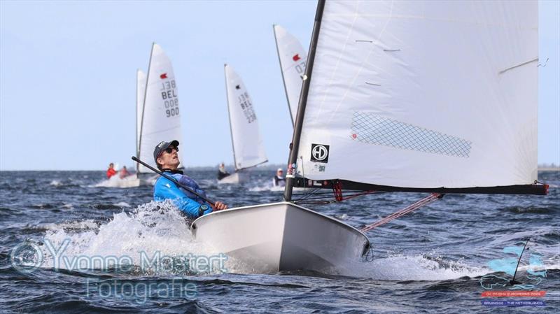 Nick Craig on day 3 of the 2026 OK Dinghy European Championship in Bruinisse - photo © Yvonne Mostert Fotografie