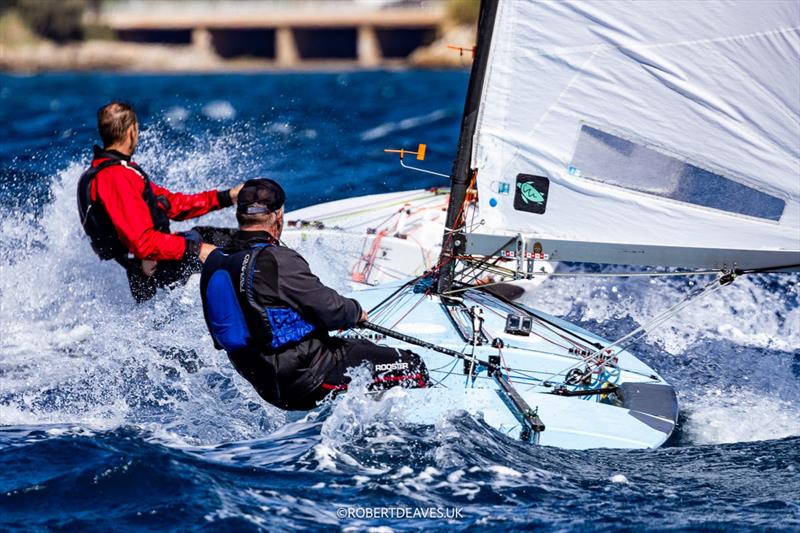 Didier Soulie, FRA on Day 2 of the 2026 OK Dinghy Autumn Trophy photo copyright Robert Deaves / www.robertdeaves.uk taken at Société Nautique de Bandol and featuring the OK class