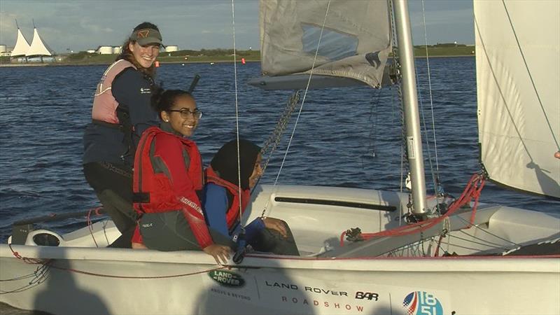 The South Wales launch of Only Girls Afloat in Cardiff Bay photo copyright Hamish Stuart taken at RYA Cymru-Wales and featuring the Topaz Omega class