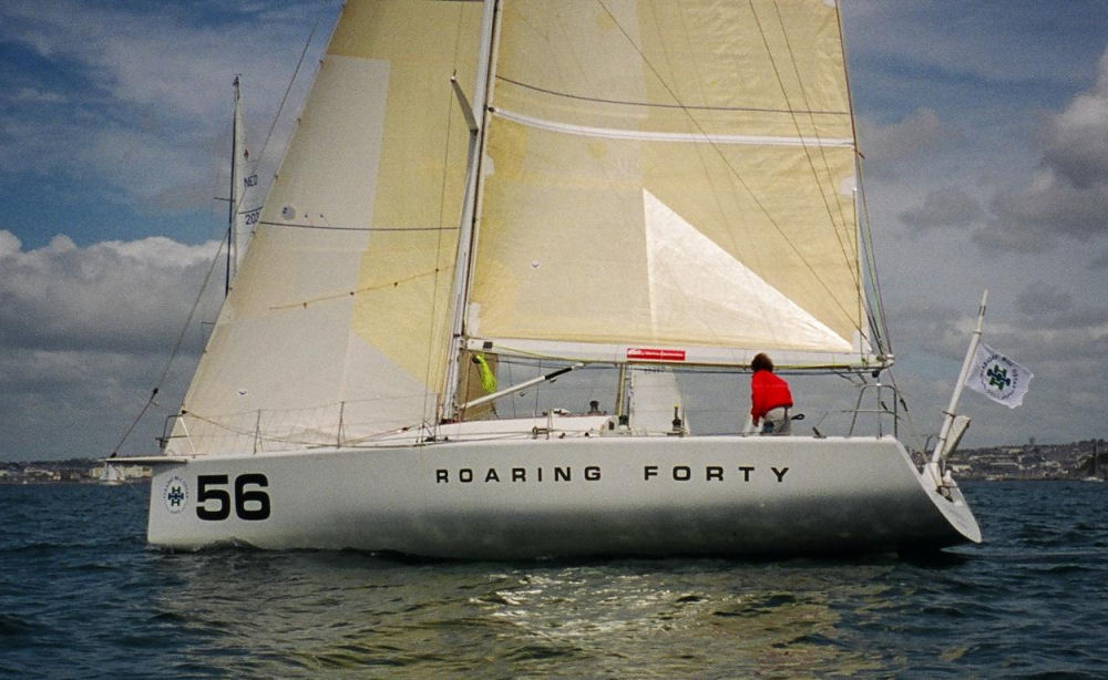 Michel Kleinjans from Belgium becomes the fastest single handed sailor around Ireland ! photo copyright Bert Janssen taken at  and featuring the Open 40 class