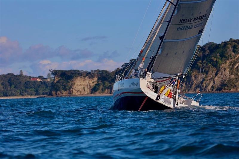 Sec Hayai - Open 40 - Globe 40 Leg 3 Finish - Auckland stopover - October 2022 photo copyright Globe 40 taken at Royal New Zealand Yacht Squadron and featuring the Open 40 class