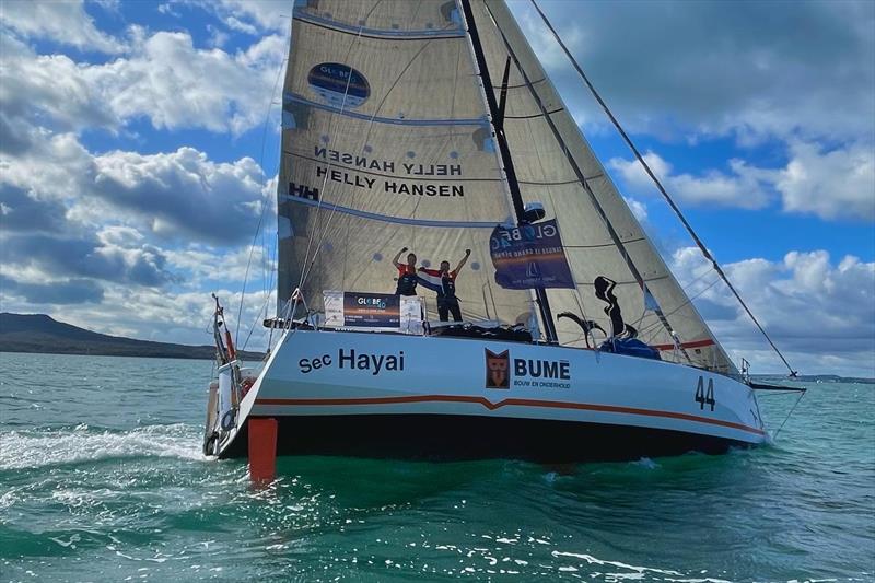 Sec Hayai - Open 40 - Globe 40 Leg 3 Finish - Auckland stopover - October 2022 photo copyright Globe 40 taken at Royal New Zealand Yacht Squadron and featuring the Open 40 class