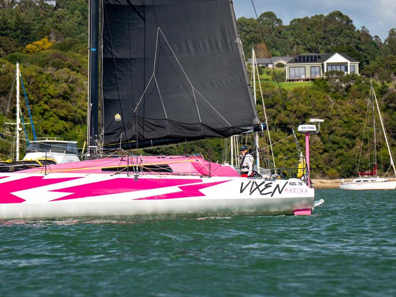 Sharon Ferris-Choat (NZL) - Vixen Racing - Start - Solo Trans-Tasman Challenge - May 30, 2026 photo copyright Jacob Fewtrell/Insight Media/Insightmedia.co.nz/ taken at Bay of Islands Yacht Club and featuring the Open 40 class