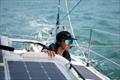 Team Malizia Co-skipper Francesca Clapcich onboard Malizia - Seaexplorer at the start of the Course des Caps Boulogne sur Mer - Banque Populaire du Nord