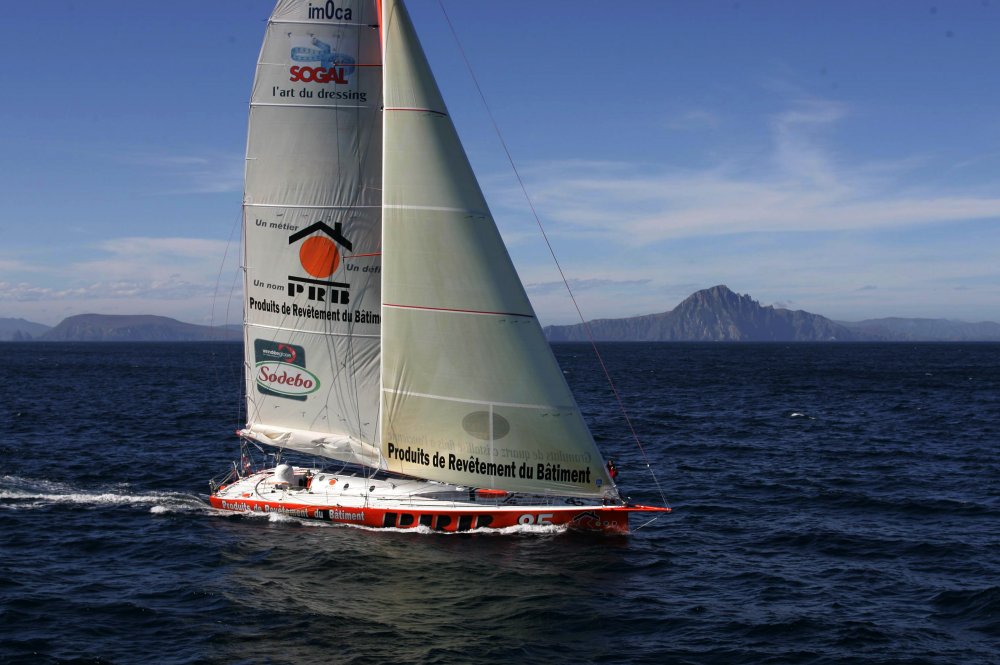 Vincent Riou on PRB passes Cape Horn in the Vendée Globe photo copyright Benoit Stichelbaut / DPPI / Vendeeglobe taken at  and featuring the IMOCA class