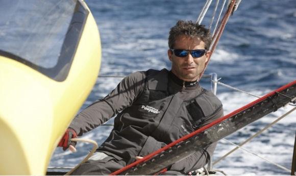 Philippe Legros helming Cheminées Poujoulat during the Transat Jacques Vabre photo copyright Cheminées Poujoulat taken at  and featuring the IMOCA class