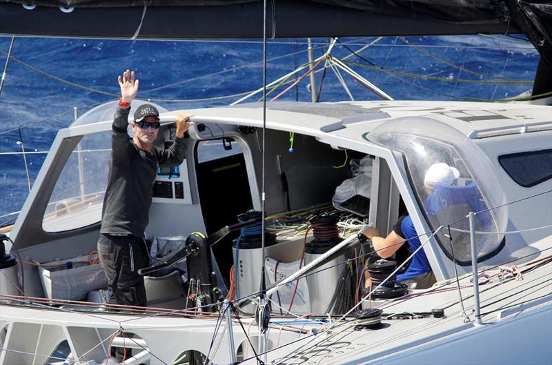 Hugo Boss wins the IMOCA Ocean Masters New York to Barcelona race photo copyright Benoit Stichelbaut / Sea & Co taken at  and featuring the IMOCA class