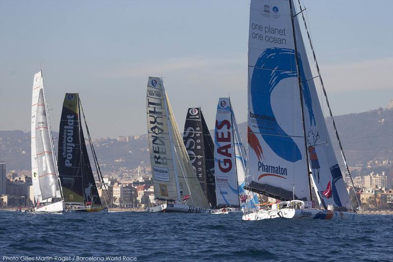 The Barcelona World Race starts - photo © Gilles Martin-Raget / www.martin-raget.com
