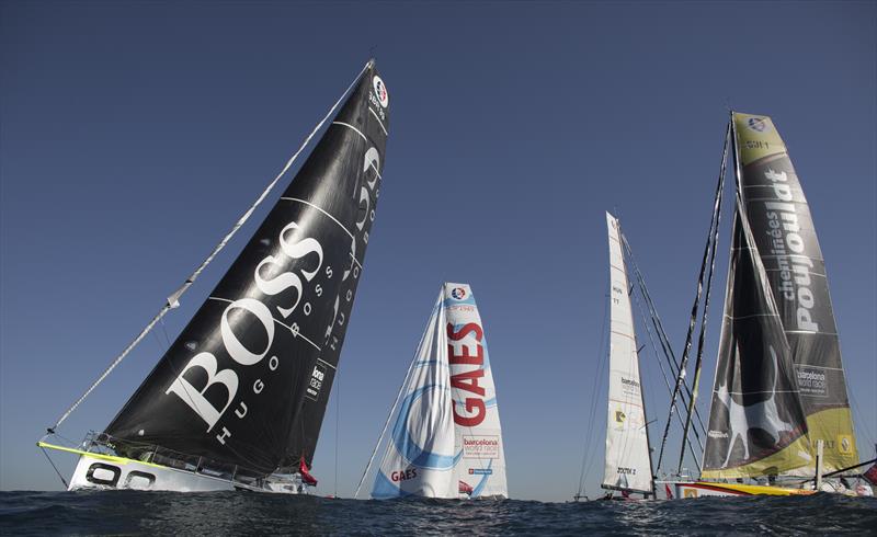 The Barcelona World Race starts - photo © Alex Thomson Racing