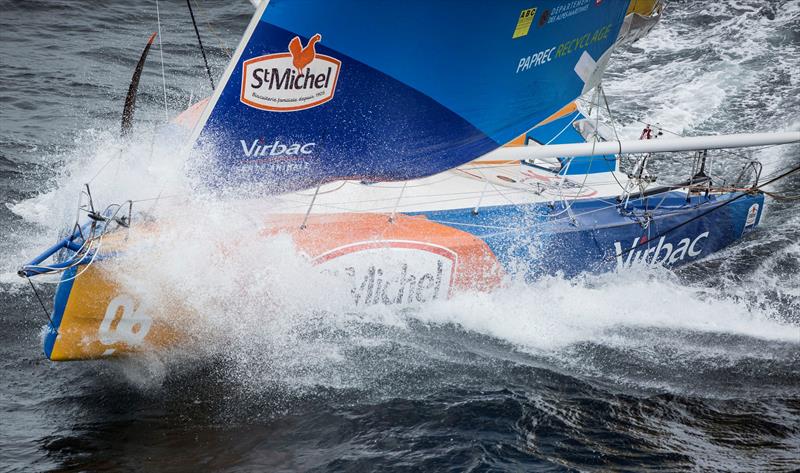 St Michel-Virbac with skipper Jean-Pierre Dick during The Transat bakerly 2016 start photo copyright Lloyd Images taken at  and featuring the IMOCA class