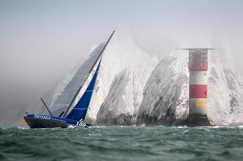 Artemis in the RORC Cowes-Dinard-St.Malo Race 2016 photo copyright Paul Wyeth / RORC taken at Royal Ocean Racing Club and featuring the IMOCA class