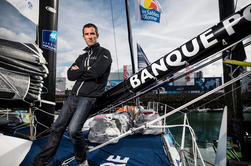 Armel Le Cléac'h on Banque Populaire ahead of the Vendée Globe 2016/17  - photo © Vincent Curutchet /  DPPI / Vendee Globe