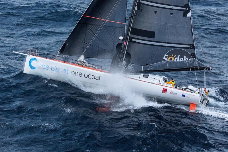 One planet One ocean with skipper Didac Costa (ESP) ahead of the 8th Vendée Globe - photo © Jean-Marie Liot / DPPI / Vendee Globe