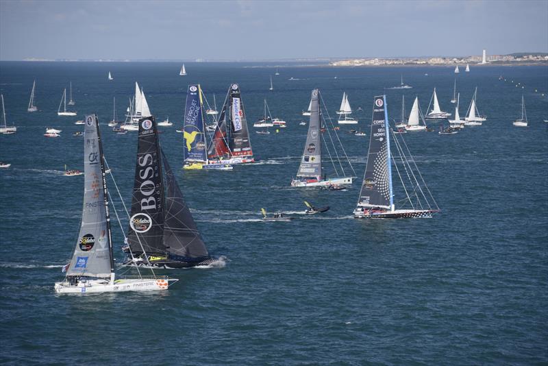 The Vendée Globe 2016/17 is underway - photo © Vincent Curutchet / DPPI / Vendée Globe