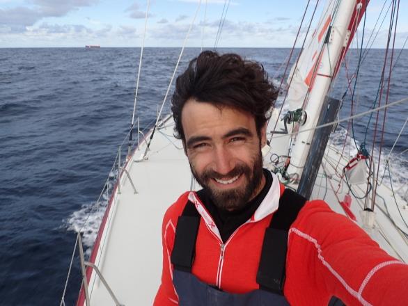 Alan Roura aboard La Fabrique during the Vendée Globe - photo © Alan Roura