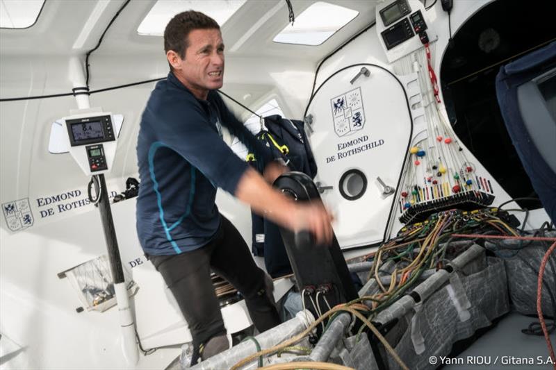 Sébastien Josse aboard Edmond de Rothschild during the Vendée Globe - photo © Yann Riou / GITANA S.A.