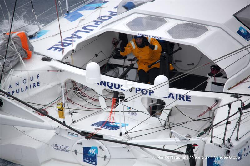 Banque Populaire VIII off the Kerguelen Islands in the 8th Vendée Globe - photo © Marine Nationale / Nefertiti / Vendee Globe